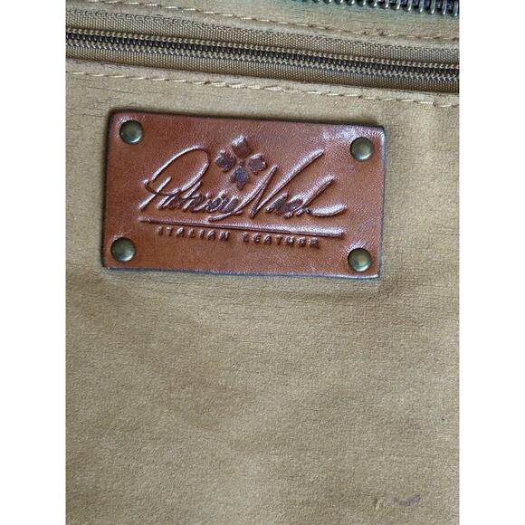 PATRICIA NASH Napoli Shoulder Bag Pleated Tan Leather Purse Hand Bag Preloved - Picture 11 of 16